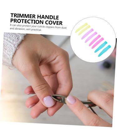 Ipetboom 4 Pairs Cuticle Nipper Handle Sleeve Tip Scissors Safety Cover Embroidery Scissors Sewing Scissors Cover Lopper Siliconescissors Cover Scisors Non-Slip Protection Cap - Buy Online on GoSupps.com