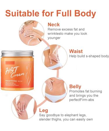 Firming Hot Cream cr me chauffante raffermissante soin naturel anti-cellulite cr me corporelle hydratante pour le ventre les jambes les bras et les fesses pour une sensation de peau soign e - Buy Online on GoSupps.com