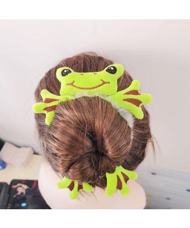 Pulunto Women Plush Hair Tie Set - 6 Cute Cartoon Animal Furry Hair Scrunchies for Girls and Women - Buy Online on GoSupps.com