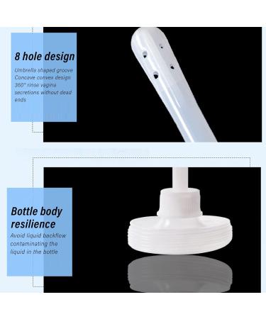 10-Piece Inlet Shower Applicator Bottle Set | 360 Flushing for Effective Cleaning of Private Parts | Easy-to-Use One-Way Design - Buy Online on GoSupps.com
