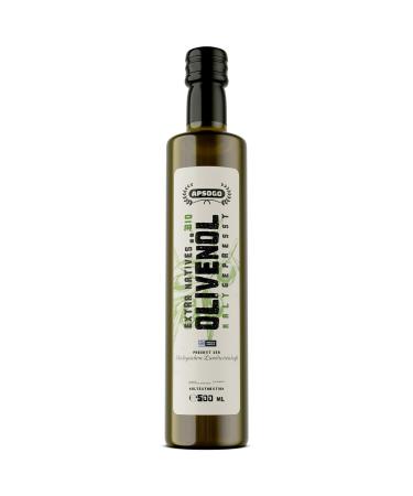 Buy Organic Apsogo Extra Virgin Olive Oil - Premium Cold Pressed from Crete Greece | 500ml Mild & Fruity Quality Oil - Buy Online on GoSupps.com