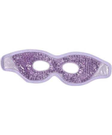Fenteer Reusable Cold & Hot Eye Mask - Gel Pearl Cooling Eye Bag for Soothing Relief - Easy-to-Use Violet Design - Buy Online on GoSupps.com