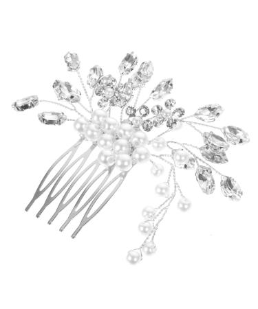 ABOOFAN Hair Jewelry Hair Accessories Hair Styling Accessories Wedding Hair Clip Fairy Jewelry for Women Hanfu Hair Comb Pearl Bride