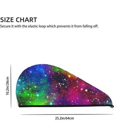 Bright Universe Microfiber Hair Towel - Super Absorbent Coral Velvet Wrap for Long Curly & Thick Hair - Quick Dry Hair Cap for Women - Buy Online on GoSupps.com