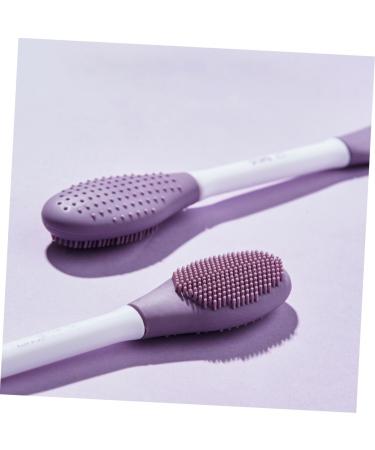 Mikinona Facial Applicator Silicone Cleansing Brush Brush Cleaning Scrubber Applicator Tool Mud Brush Wash Brush Dual Sided Applicator Clay Applicator Plastic Cleaner - Buy Online on GoSupps.com