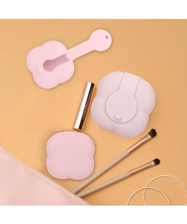 Cotton Pad Container Powder Puff Silicone Container Storage Box Soft Non Stick with Buckle for Cotton Pad Powder Puff Jewelry Earring Khaki - Buy Online on GoSupps.com