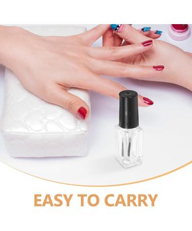 Sewroro Lot de 20 Flacons de Vernis Ongles Vides 5 Ml en Verre Transparent avec Pinceau Int gr Format Rectangulaire Compact Rechargeables pour Nail Art et Soins des Ongles  - Buy Online on GoSupps.com