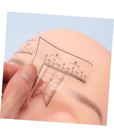 Hemoton 10pcs Tools Stickers Eyebrow Line for Measurement Makeup Eyebrow Mapper Positioning Ruler Disposable - Buy Online on GoSupps.com
