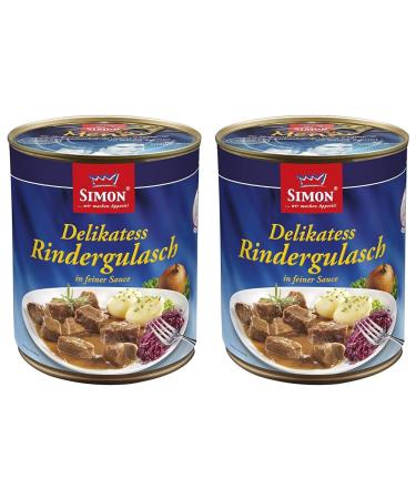 Werner Simon Delicatessen Beef Goulash 800g (Pack of 2) 800 g (Pack of 2)