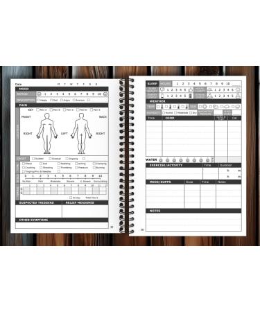 Chronic Pain Journal Track and Manage Your Pain by Identifying & Eliminating Triggers - Buy Online on GoSupps.com