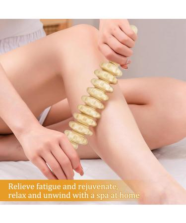 Above Zero Fascia Roll: Wood Massage Roller for Neck Legs & Muscle Relaxation - Gua Sha Body Shaping - Buy Online on GoSupps.com