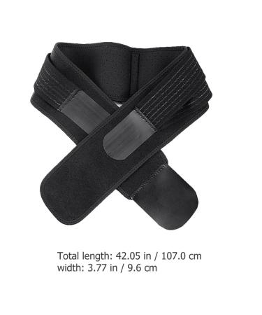 Beavorty Belly Brace Support Belt | Breathable Waist Protector for Sports & Fitness | Adjustable Waist Band (107x9.6x0.25 cm) - International Shipping Available - Buy Online on GoSupps.com
