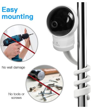 Buy Baby Camera Bracket for Eufy Security Spaceview | Flexible Monitor Holder for Baby Room | 720p Baby Monitor Accessory - Buy Online on GoSupps.com