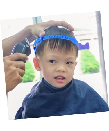 WOFASHPURET Diy Adjustable Silicon Headbands for Men Mens Headband Neckline Shaving Trimming Template Haircut Fading Guide Silicone Hair Trimming Guide Man Scissors Portable Silica Gel 68x4.4cm Blue - Buy Online on GoSupps.com