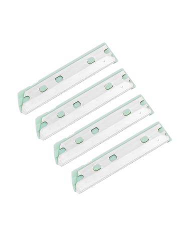 ZWILLING replacement blades for facial hair razors premium stainless steel extra sharp 4 pieces blades (4 pieces)