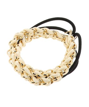 Buy White & Pink 2-Piece Ladies Hair Bands | Golden South Braided Velvet Headbands | Vintage Wedding & Boho Style Headwear - Buy Online on GoSupps.com