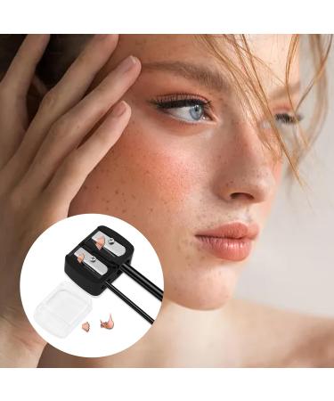 Universal Dual Eyeliner Sharpener Makeup 2 Pieces 2 Holes Dual Sharpener Eye Makeup Pencil Sharpener for Big & Small Sized Eye Pencil Sharpeners Eyebrow Pencil Sharpener Lip Liner Sharpener - Buy Online on GoSupps.com
