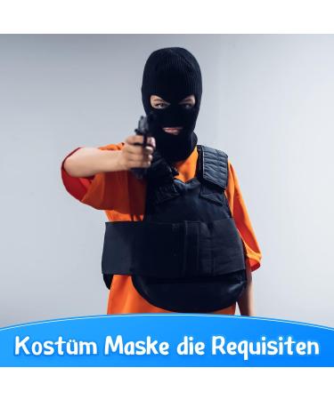 BBTO Knitted Balaclava - 3 Holes Full Face Cover | Winter Essential | One Size Black | International Shipping Available - Buy Online on GoSupps.com