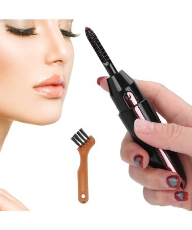 Rechargeable Electric Eyelash Curler Safe Electric Heating Eyelash Curler Double sided for Curling Eyelash for Heating Eyelash(black) - Buy Online on GoSupps.com