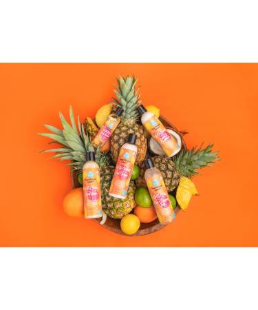 Curls Poppin Pineapple So So Smooth Vitamin C Leave In Conditioner - 8 oz | For Shiny, Longer, & Thick Hair | Protein-Free Formula - Buy Online on GoSupps.com