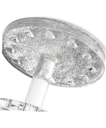 minkissy 1pc Nail Display Stand Make up Makeup Brish Holder Makeup Pen Stand Pen Display Holder Nail Tool Organizer Holder for Nail Brush Nail Brush Tool Stand Nail Art Penholder 8.7x8.5cm Silver Transparent - Buy Online on GoSupps.com