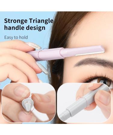 Eyebrow Razor Facial Razor Shaper for Precisely Triming and Shaping Facial Hair Women's Trimmer Shaving Grooming Kit (3 count) - Buy Online on GoSupps.com