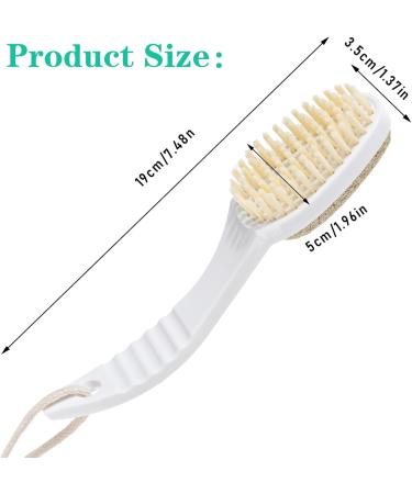 Buy 2 in 1 Foot Pumice Stone Brush - Exfoliator & Scrubber for Dead Skin & Callus Remover | International Shipping Available - Buy Online on GoSupps.com
