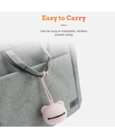 Airfish BPA-Free Silicone Pacifier Box - Baby Bear Travel Holder in Gray & Green - Buy Online on GoSupps.com