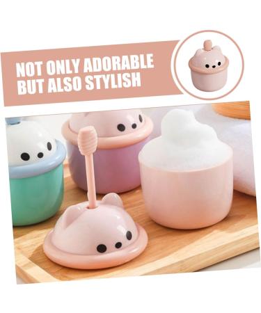 WOFASHPURET Facial Cleanser Foamer Rich Foam Maker Foaming Bottle Body Wash Abs Household Pink 6.80X6.50X6.50CM Pink - Buy Online on GoSupps.com