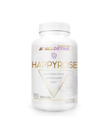 All Nutrition ALLNUTRITION ALLDEYNN Happyrose Dietary Supplements for Women Energy Vitamins Women Women Health Supplements PMS Supplements MultiStrength Formula 120 Tablets
