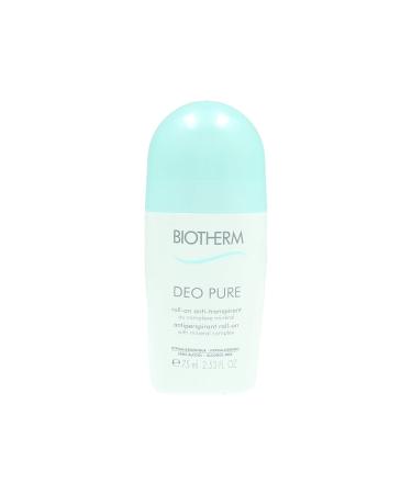 Deodorants by Biotherm Deo Pure Anti-Perspirant Roll-On 75ml pure antipersiparent 2.53 Fl Oz (Pack of 1)