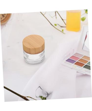 HONMEET Glass Jar Containers with Lids Glass Container with Lid Makeup Container Terrarium Fogger Terrariums Small Jar with Lid Body Butters Wood With Cover Travel Small Container - Buy Online on GoSupps.com