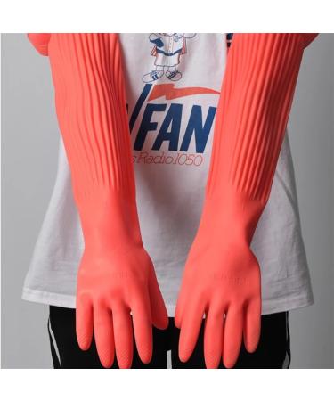 Cleaning Gloves Extended Dishwashing Gloves Dishwashing Gloves Household Washers Kitchen Cleaning Tools Dishwashing Gloves Large 45cm Red - Buy Online on GoSupps.com