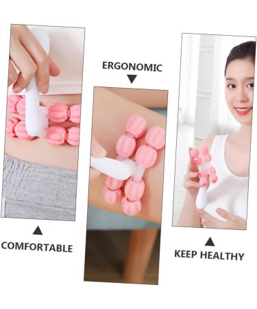 AMOSFUN Leg Roller Massager - Trigger Point Stick for Muscle Relief & Fitness - Body Massage Device 14.3x11.3x7cm - Buy Online on GoSupps.com