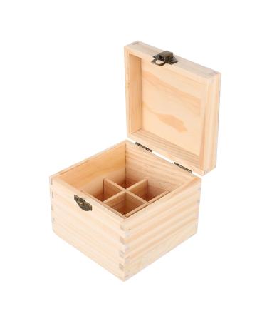 Healvian 5 pcs storage box for essential oils jewelry gift carrier bag for essential oils etheric oil case with essential oils wood aromatherapy bottle organizer wooden
