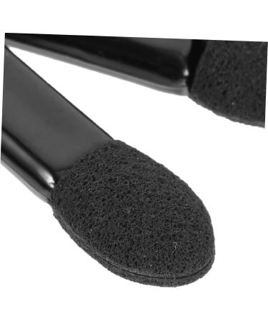 Healeved 300 Pcs Mini Eyeshadow Swab Eyelash Spoolie Mascara Wand Eyeshadow Plastic Black - Buy Online on GoSupps.com