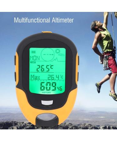 Vgeby Auto-Altitude Barometer | Multifunctional Knife Barometer Hygrometer & Compass for Outdoor Fishing Supplies - Buy Online on GoSupps.com