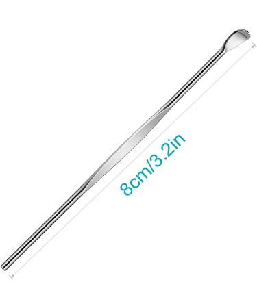 10pcs Sliver Metal Ear Cleaner Ear Pick Spoon Curette Remover Tool for Adults & Children - Buy Online on GoSupps.com