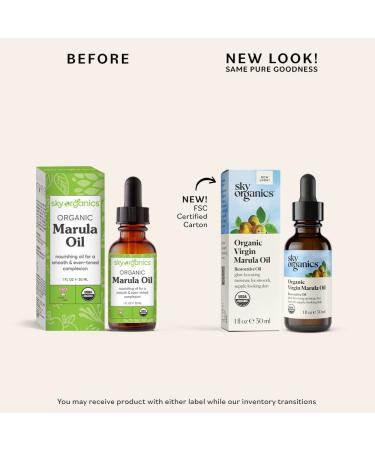 Sky Organics Marula Oil 100% Pure & Cold-Pressed USDA Certified Organic - 1 fl. Oz - Buy Online on GoSupps.com