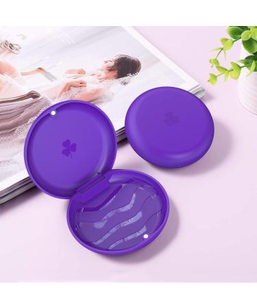 Braces Box & Dento Box - 2 pcs Splint Box for Bite Splint & Night Guard - KFO Box (Violet) | International Shipping - Buy Online on GoSupps.com
