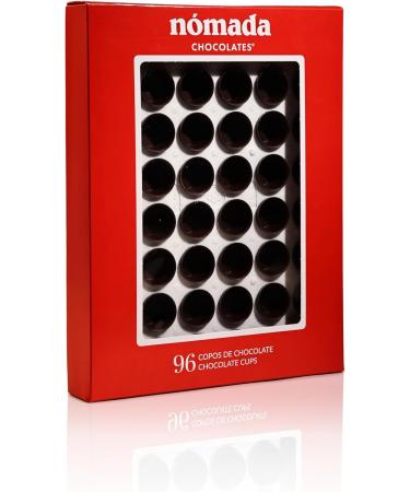  Quinta de Jugais N mada Set of 96 Edible Chocolate Cups Smooth and Creamy Texture For Liqueurs Desserts and Coffee Product of Portugal - Buy Online on GoSupps.com