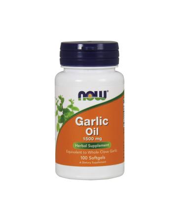 Now Foods Garlic Oil 1500 mg 100 Softgels