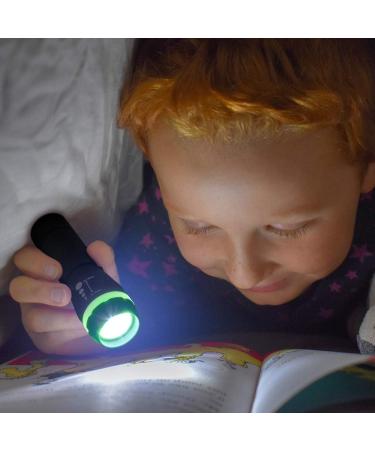 Absina Mini LED Flashlight for Kids - 60 Lumens 110m Range Battery-Operated Focusable - Perfect Gift for Boys & Girls - 1 Pack Black - Buy Online on GoSupps.com