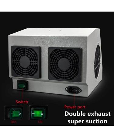 Qiang Modular Jet Cabin - Advanced Dental Laboratory Dust Box with Filter & 5500K LED Light | Perfect for Dentures Jewelry & Jade Science - Buy Online on GoSupps.com