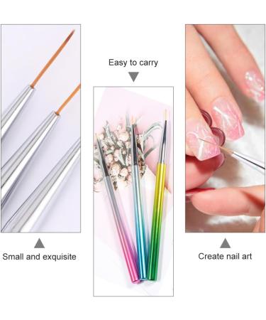 FRCOLOR Nail Salon Pen Manicure Drill Drawing Pen 15.1x0.8cm Assorted Color - Buy Online on GoSupps.com