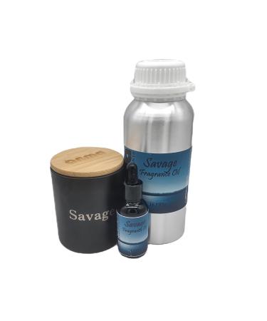 Savage Lujo Collection Scent Blend Oil - Magical Woodsy Scent - Men's Cologne Scent (4 FlOz) Savage 1 Fl Oz (Pack of 1) - Buy Online on GoSupps.com