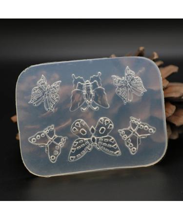 MCAORI Bowknot Nail Art Silicone Mold 3D Nail Casting Molds Embossed Nail Stencils Sculpture Mould Decorations for Manicurist - Buy Online on GoSupps.com
