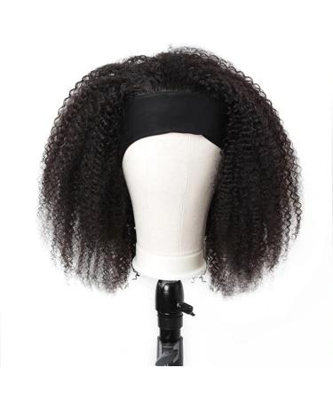 ISEE Hair 18 Inch Afro Kinky Curly Headband Wig for Black Women - 180% Density, 10A Human Hair, Natural Curls - Glueless Afro Wig - Buy Online on GoSupps.com