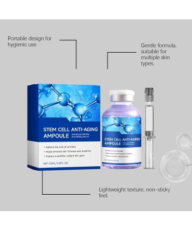 Ampoule de Concentr Bio-Cellulaire - 35 ml Soin Intensif Anti-Rides Raffermissement et Hydratation Durable Non Collant Absorption Rapide - Buy Online on GoSupps.com