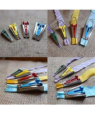 LNKA Bias Tape Maker Kit - 4 Sizes 1/4, 1/2, 3/4, 1 with Wooden Awl, Bead Needles, Binder Clip, Binding Foot - DIY Quilting Tools for Sewing/Quilting - Buy Online on GoSupps.com